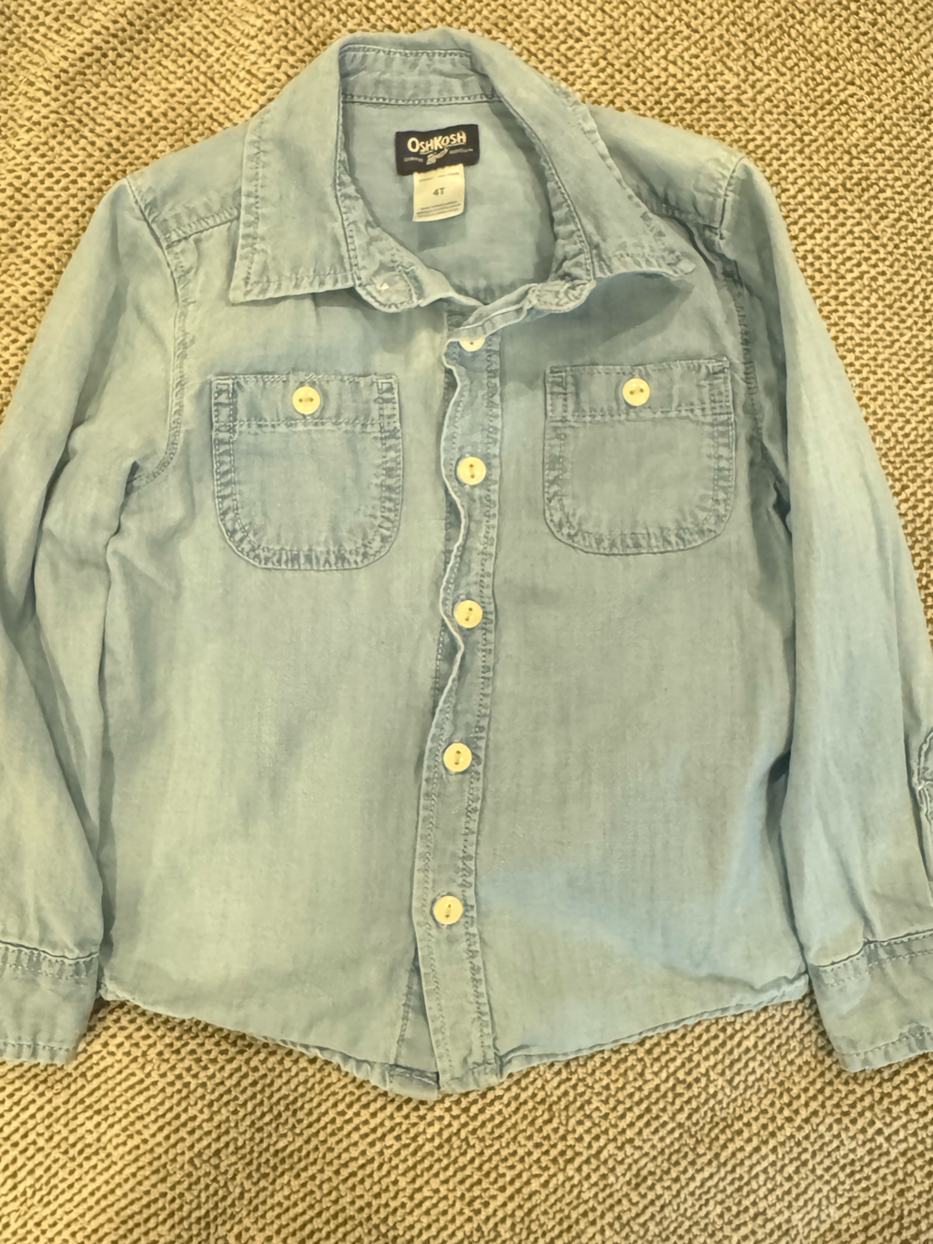 Oshkosh B'gosh Light Blue Button-Down Shirt